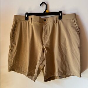 Jack Nicklaus Mens Sz 38 Chinchilla Golf Casual Tan Pocket Shorts NWT Inseam 8”